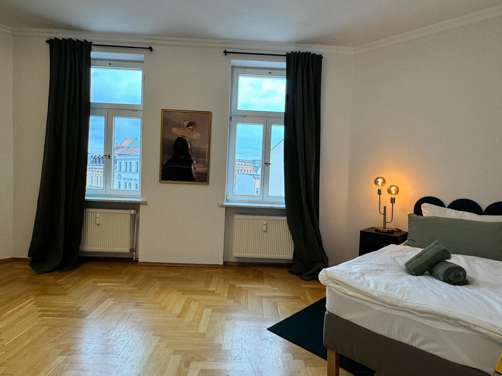 Rebelrents #4 Design Trifft Komfort - Einzigartiges Ferienapartment In Der Nahe Des Hauptbahnhofs Halle  Ngoại thất bức ảnh